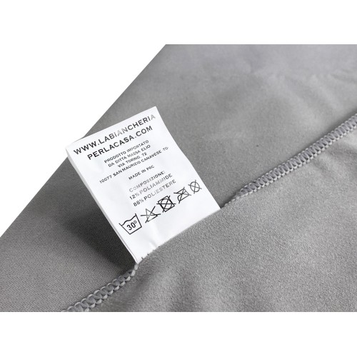 ENSEMBLE DE SERVIETTES MICROFIBRE GRIS 1+1 Visage et Invité