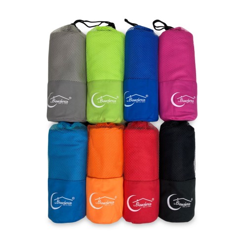 ENSEMBLE DE SERVIETTES MICROFIBRE GRIS 1+1 Visage et Invité