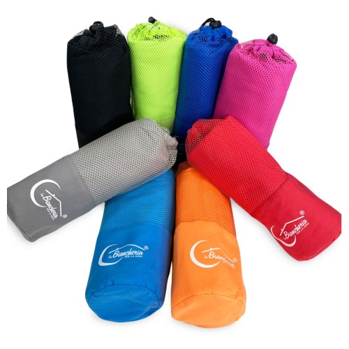 GREY MICROFIBER towel SET 1+1 Face and Guest