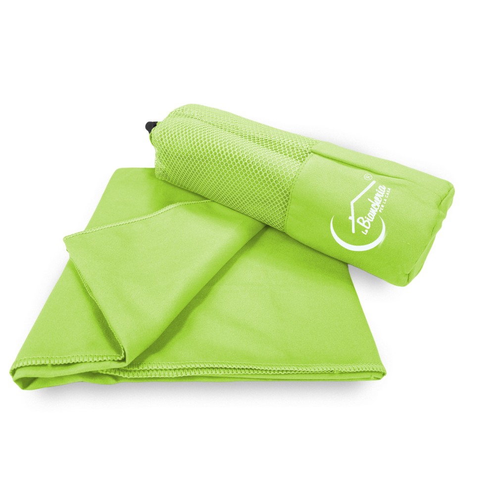 TELO MARE morbidissima MICROFIBRA tinta unita MISURA GRANDE cm. 90X170 salva spazio