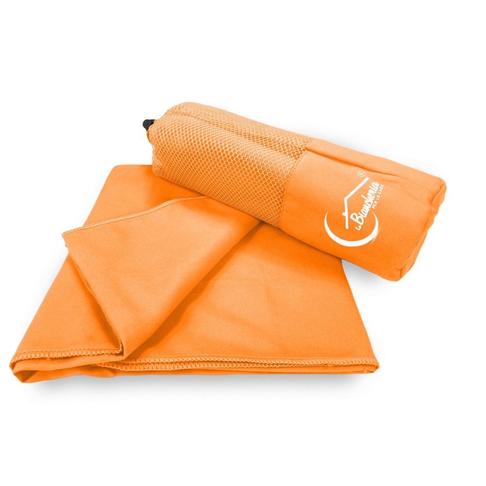 TELO MARE morbidissima MICROFIBRA tinta unita MISURA GRANDE cm. 90X170 salva spazio