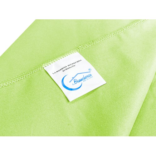 ACID GREEN MICROFIBER towel SET 1+1 Face and Guest