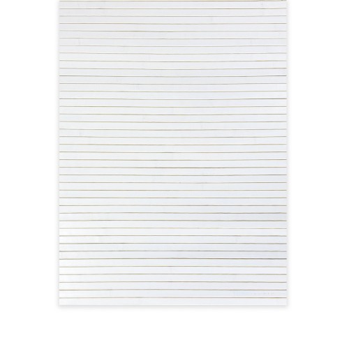 KITCHEN RUG IN WOOD bamboo WOODY plain WHITE