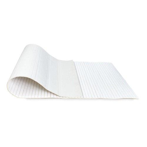 KITCHEN RUG IN WOOD bamboo WOODY plain WHITE