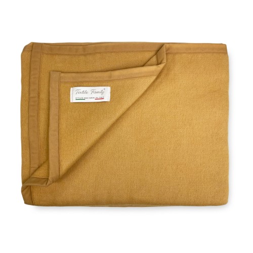 COPERTA IGNIFUGA SPRING antifiamma Peso Medio 1.0 ANTIFUOCO CLASSE 1 omologata MADE in ITALY Nocciola