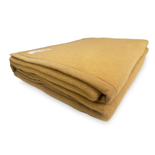 FIREPROOF BLANKET SPRING flame retardant Medium weight 1.0 FIREPROOF CLASS 1 approved MADE in ITALY Hazelnut