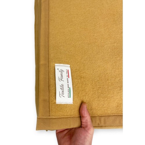 FIREPROOF BLANKET SPRING flame retardant Medium weight 1.0 FIREPROOF CLASS 1 approved MADE in ITALY Hazelnut