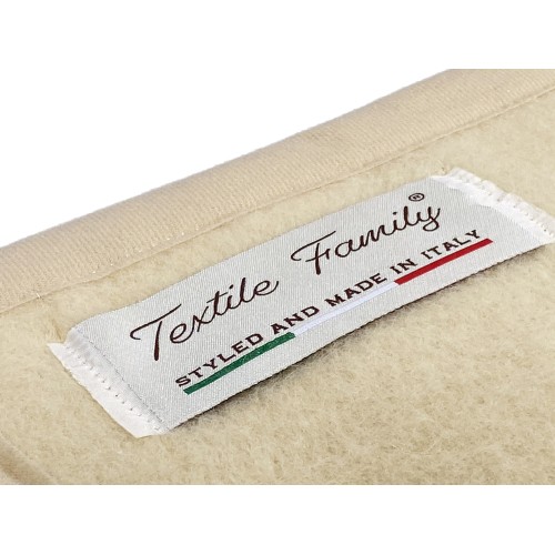 DECKE Leicht Sommer FRÜHLING Mittelschweres Modacryl MADE in ITALY Beige