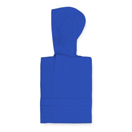 BEE Bee© Nest Bathrobe in Pure Cotton with Hood for Adults BLUETTE