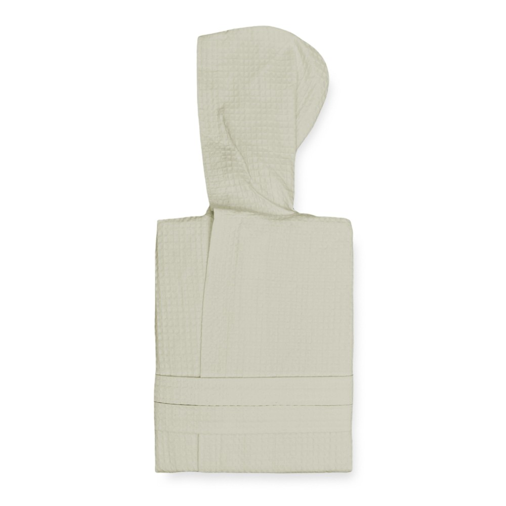 ACCAPPATOIO Nido Ape BEE© in Puro cotone con Cappuccio da Adulto BEIGE