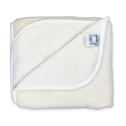 MARY BLANKET en vraie LAINE MÉRINOS 1000 gr. Pure laine vierge