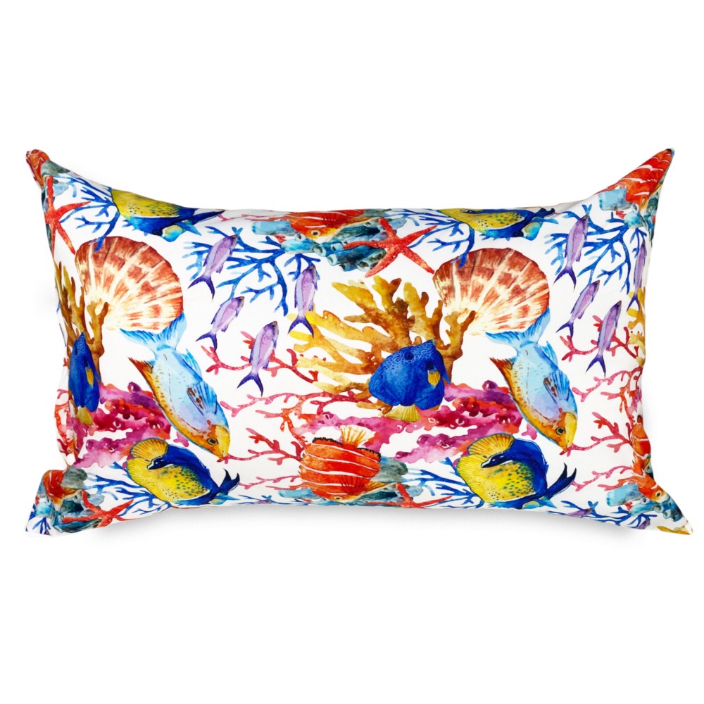 AQUARIUM DUVET COVER Tropical Fish in Pure Cotton Made in Italy