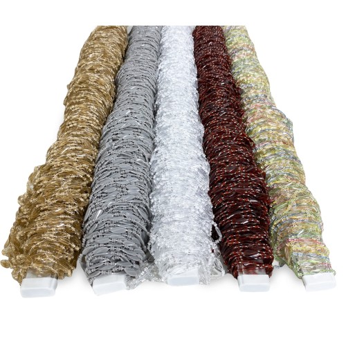 PABLO © TENT avec perles anti-insectes BEIGE en pvc anti-bruit avec tige METAL