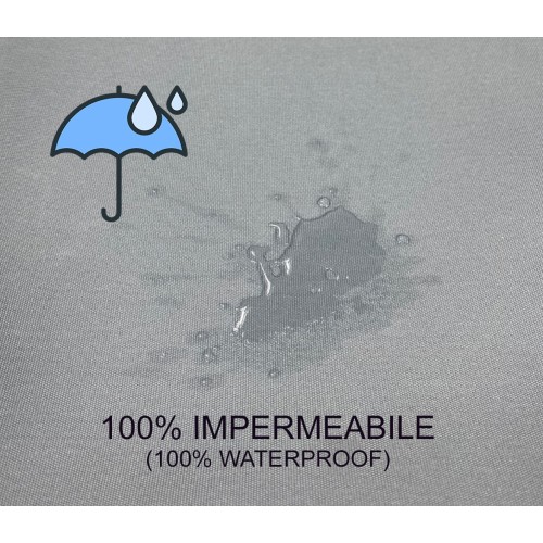 VERTIGO OUTDOOR AWNING GARDEN BALCONY GREY SOLID WATERPROOF AND WATER REPELLENT