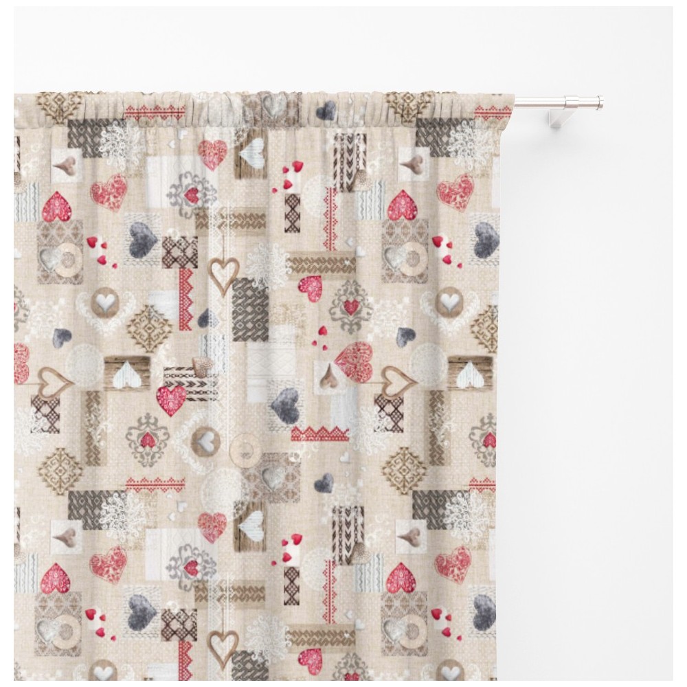 tenda shabby rosso stile tirolese tenda shabby rosso stile tirolese