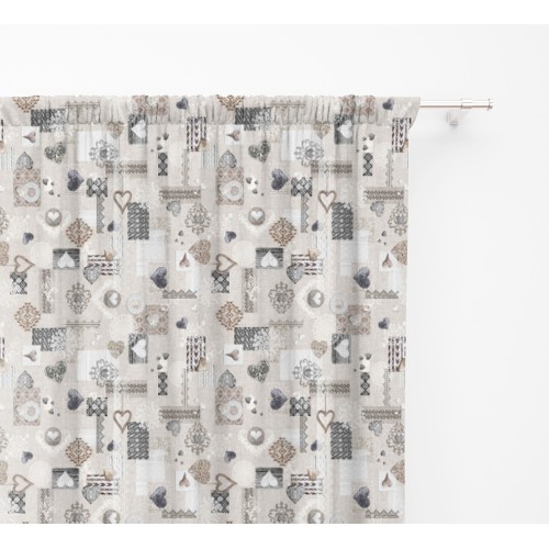 SHABBY TENT beige cm.150X280 Tyrolean made MADE in ITALY