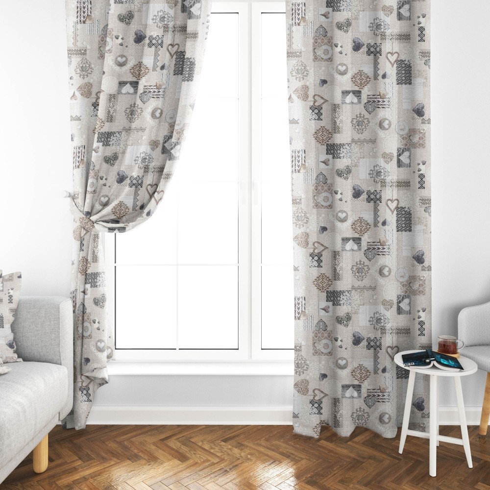 SHABBY TENT beige cm.150X280 Tyrolean made MADE in ITALY