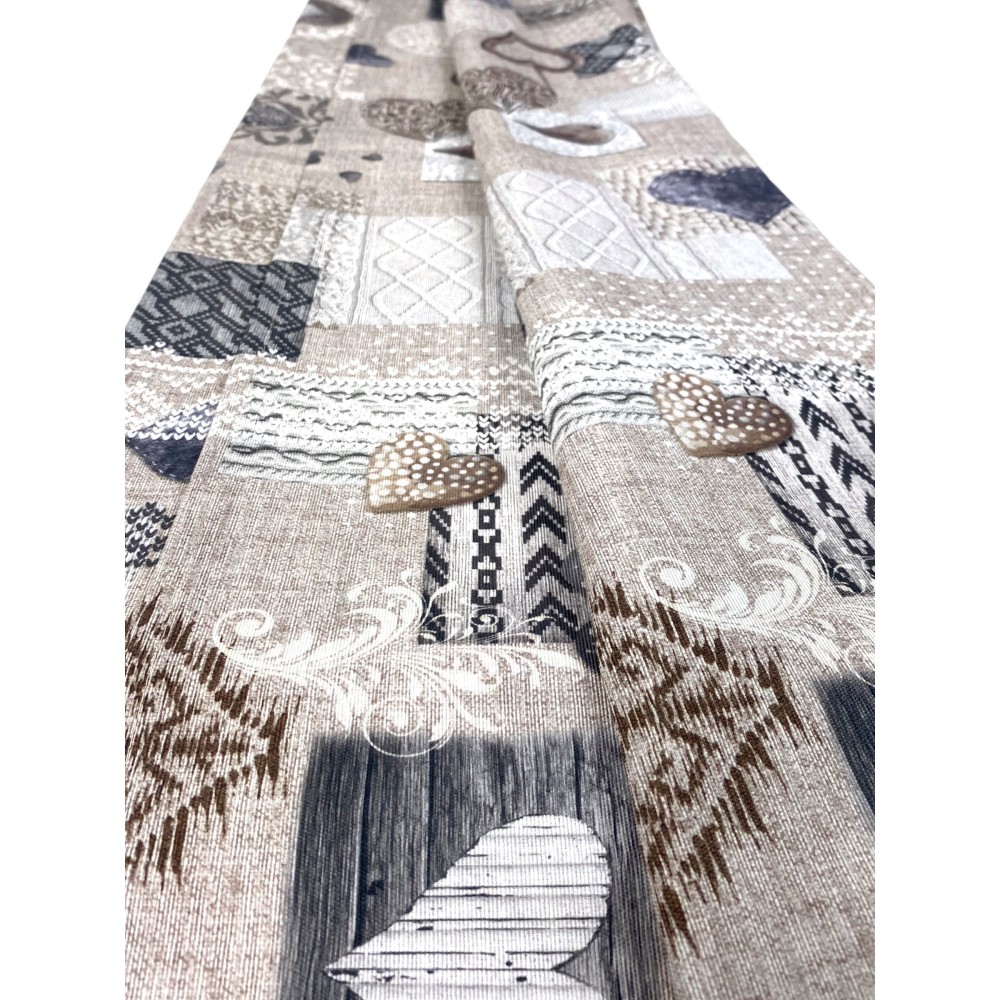 FUNDA DE DECORACIÓN Funda GRAN SCARF COLCHA funda de sofá Tirolesa SHABBY BEIGE