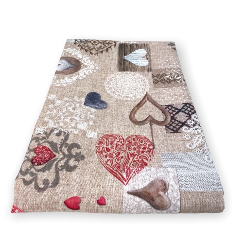 FURNISHING COVER cover GRAN SCARF BEDSPREAD sofa cover Tyrolean SHABBY RED