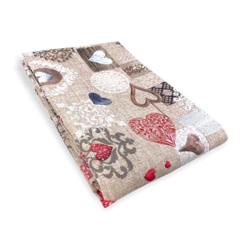 SERVIETTE HOUSSE DE MEUBLE GRAN SCARF BEDSPREAD housse de canapé Shabby RED