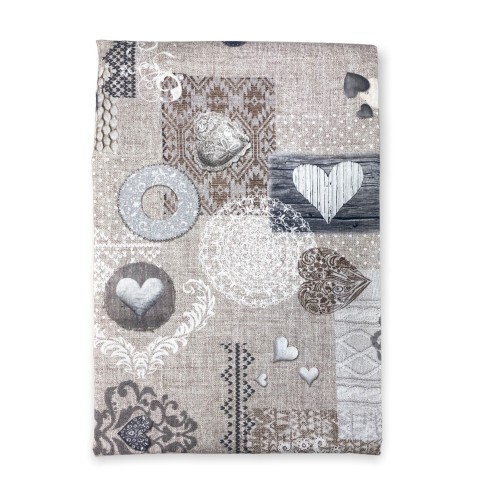 NAPPE RÉSISTANTE AUX TACHES TORINO Tyrolean SHABBY Beige