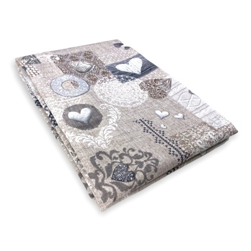 NAPPE RÉSISTANTE AUX TACHES TORINO Tyrolean SHABBY Beige