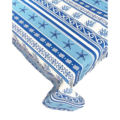NAPPE ANTI-TACHE RÉSINE TURIN mer GRÈCE Mer mer bleu