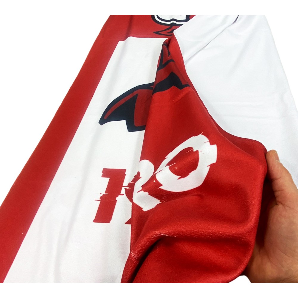 FORZA TORO SPORT BEACH TOWEL large size cm. 90 X 170 and postcard TURIN HAS BEEN and will remain GRANATA