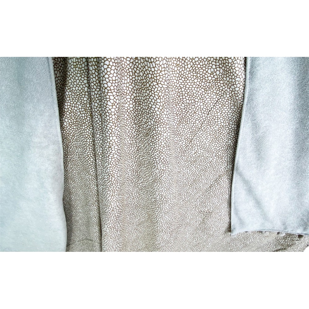 KIKOY Boy Beige doppeltes Strandtuch aus BAUMWOLLE und Frotteehandtuch mit KEEP BACKPACK