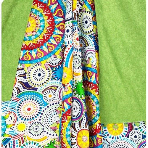 Toalla de playa doble KIKOY Colours en ALGODÓN y TOALLA DE RIZO con KEEP BACKPACK