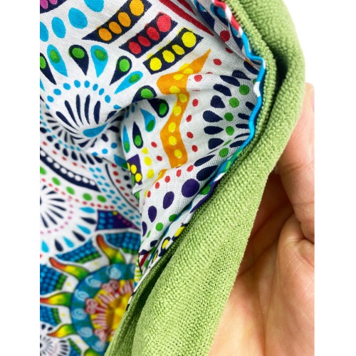 KIKOY Colours double beach towel in COTTON and TERRY TOWEL with KEEP BACKPACK