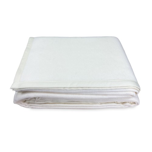 MANTA LIGERA PRIMAVERA VERANO EN LANA MERINO FINO VERANO DOBLE 2 CUADRADOS Natural