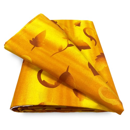 FUNDA DE DECORACIÓN GRAN BUFANDA COLCHA FUNDA DE SOFÁ tela YELLOW LEAF
