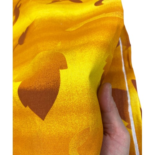 SERVIETTE HOUSSE DE MEUBLE GRAN SCARF couvre-lit CANAPÉ HOUSSE tissu FEUILLE JAUNE