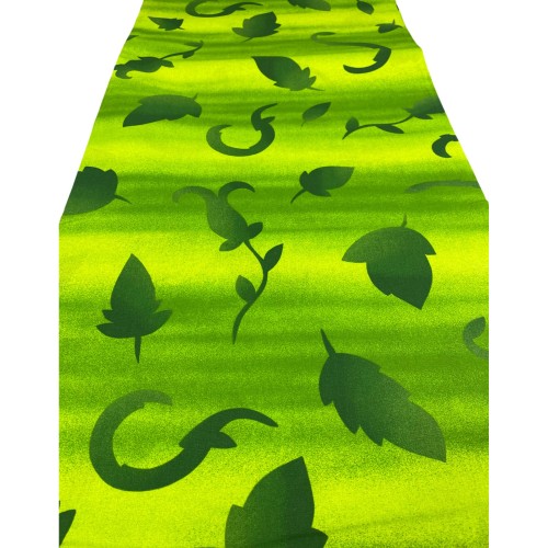 FUNDA DE DECORACIÓN GRAN BUFANDA COLCHA FUNDA DE SOFÁ tela GREEN LEAF