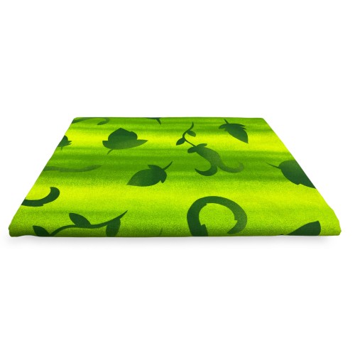 SERVIETTE HOUSSE DE MEUBLE GRAN SCARF couvre-lit CANAPÉ HOUSSE tissu VERT FEUILLE