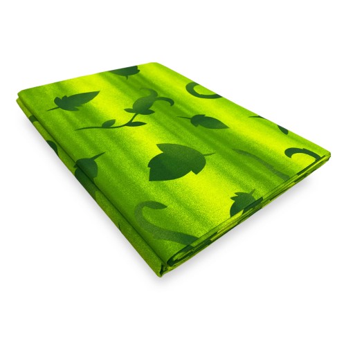 FUNDA DE DECORACIÓN GRAN BUFANDA COLCHA FUNDA DE SOFÁ tela GREEN LEAF