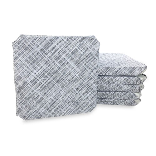 COPRISEDIA con ALI tinta unita IN TESSUTO Jacquard MODERN Grigio