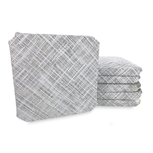 HOUSSE DE SIÈGE avec AILES couleur unie EN TISSU Jacquard MODERNE Beige