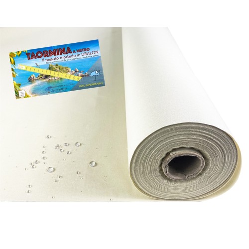TAORMINA SUNSHADE FABRIC in DRALON for outdoor GARDEN balcony A METER waterproof and water repellent height cm. 160