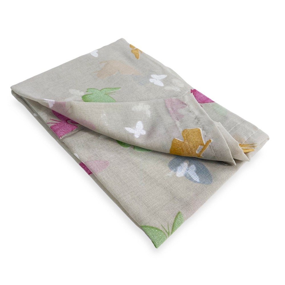 Par de vidrio CORTINA MARIPOSAS Beige ancho cm. 60 de la ventana y la puerta