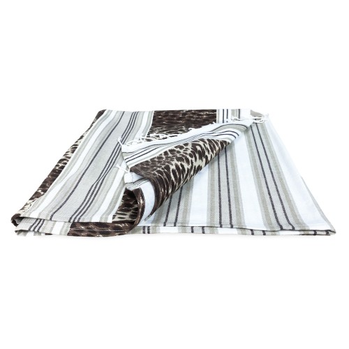 LEOPARD PRINT BEACH TOWEL size LARGE with Beach backpack KEEP CALM CM.100X200