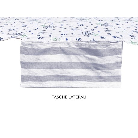 Beach towel cotton sunbed with corners