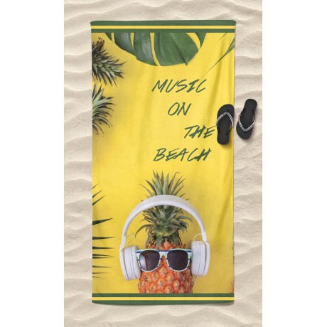 MÚSICA en LA PLAYA toalla...