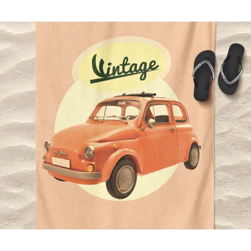 STRANDTUCH aus Frottee 500 VINTAGE Größe groß cm. 90 X 170 CM