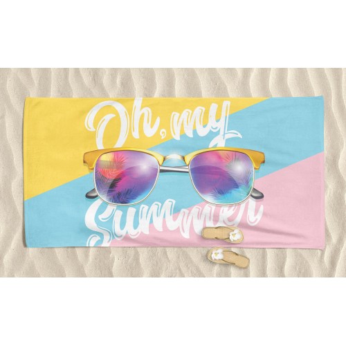 STRANDTUCH in Frotteebrille Größe groß cm. 90 X 170 CM