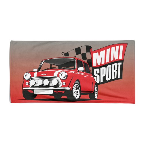 Toalla de playa de rizo MINI SPORT tamaño grande cm. 90 x 170