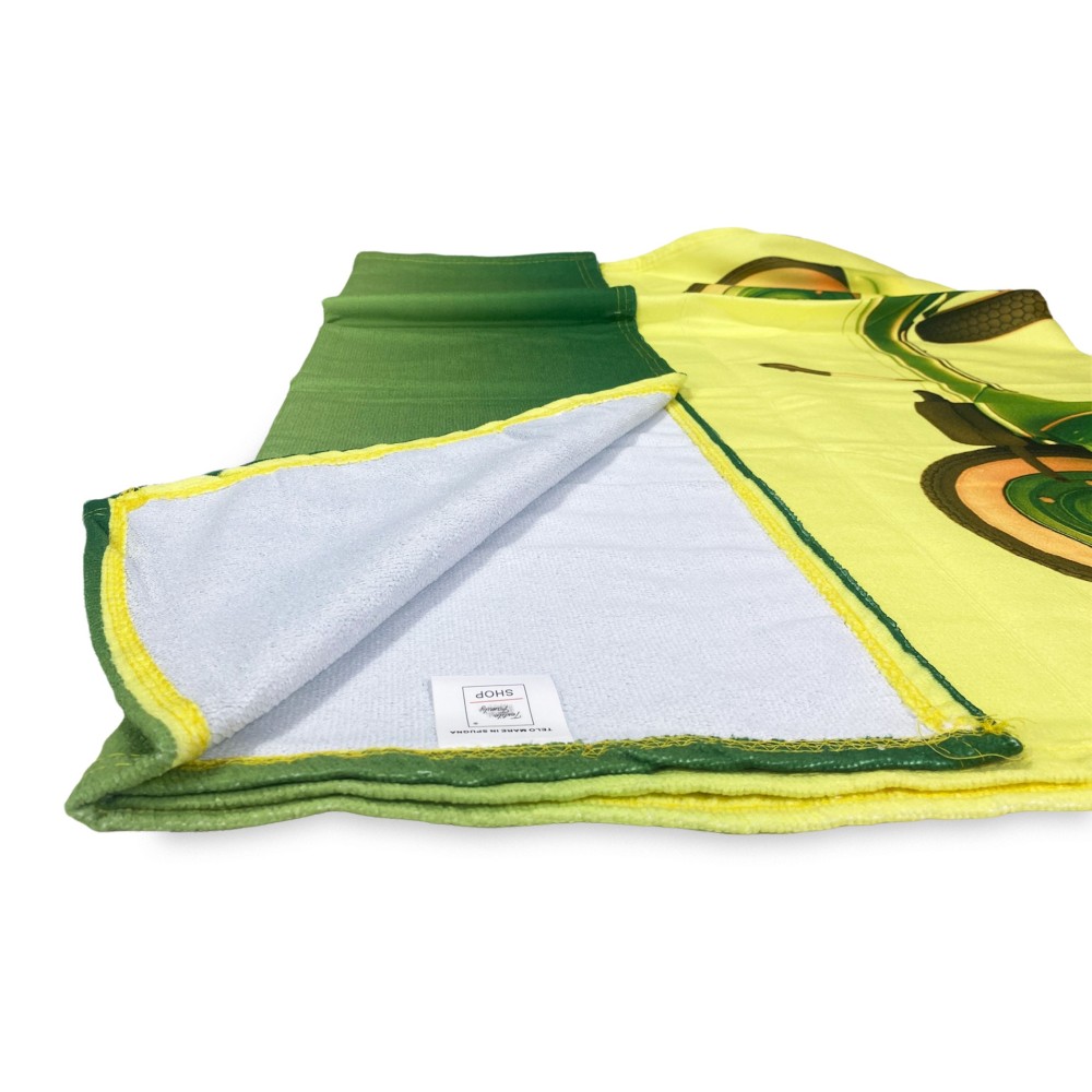 FROTTEE STRANDTUCH VESPA VINTAGE Größe groß cm. 90 X 170 CM