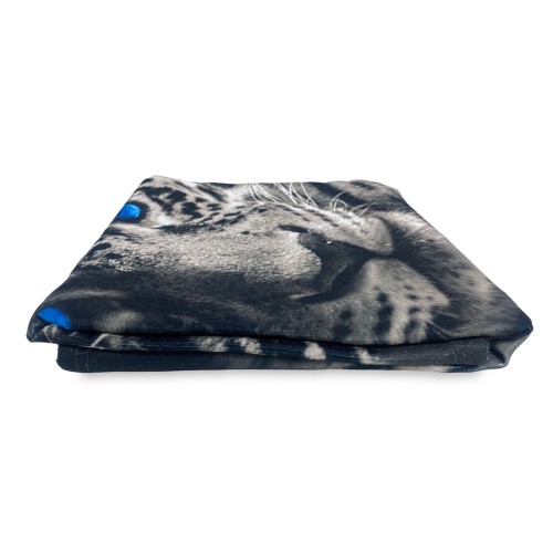 SERVIETTE DE PLAGE en éponge Léopard né pour ÊTRE LIBRE mesure un grand cm. 90 x 170