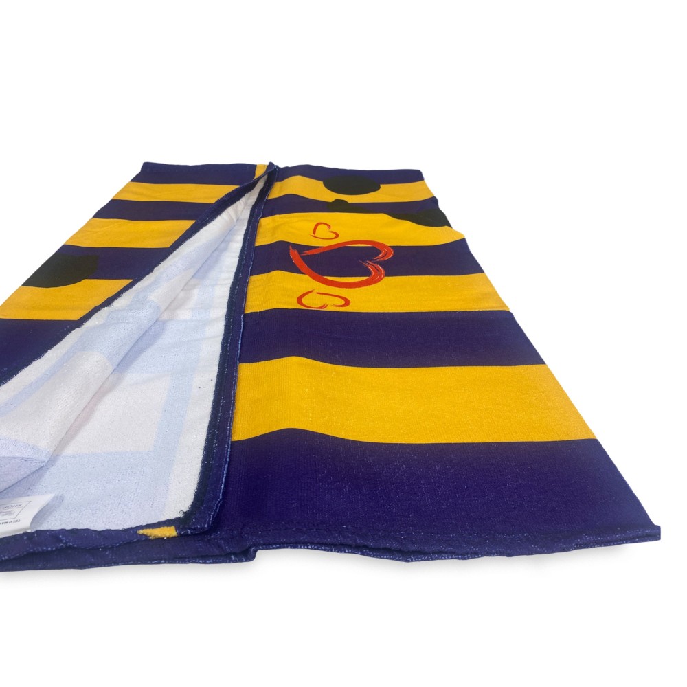 I Love VERONA terry beach towel large cm. 90 X 170